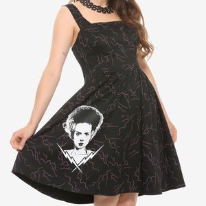 Universal Monsters Bride Of Frankenstein Retro Dress